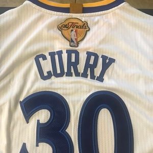 Stephen Curry#30 WARRIORS JERSEY WHITE EMBROIDERED